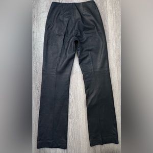 Yansi Fugel Genuine Leather Pants|Chocolate‎ Bronze|Sz 4